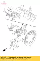 5NY2582W0000, Yamaha, disco, freio traseiro 2 yamaha wr yz 125 250 400 426 450 2002 2003 2004 2005 2006 2007, Novo