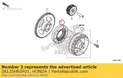 Aquí puede pedir composición externa, comenzando clu de Honda , con el número de pieza 28125HR0F01: