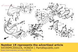 Here you can order the panel, r. Inner *nh430r * from Honda, with part number 64590MCJ000ZA: