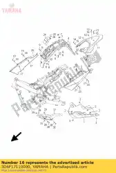 Qui puoi ordinare coperchio, lato 1 da Yamaha , con numero parte 3D6F17110000: