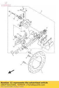 yamaha 2WDF59215000 colchete, suporte - Lado inferior