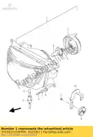 3510021E50999, Suzuki, conjunto de farol suzuki rf 600 900 1993 1994 1995 1996 1997 1998, Novo