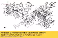 33950MT2004, Honda, adornar, r. maletero honda gl 1500 1988 1989 1990 1991 1992 1993 1994 1995 1996 1997 1999 2000, Nuevo