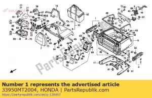 honda 33950MT2004 garnish, r. trunk - Bottom side