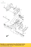 6210008H0028W, Suzuki, conjunto absorvedor, r suzuki lt z 90 2007 2008 2009 2010, Novo