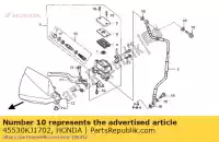 45530KJ1702, Honda, zestaw cylindrów, master honda xr  r l mtx rw mtx200rw xr250r xr400r xr650r trx300ex fourtrax sporttrax xr125l sportrax 250 400 125 650 200 300 , Nowy