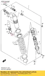 Suzuki 6219036F00 conjunto ajustador - Lado inferior