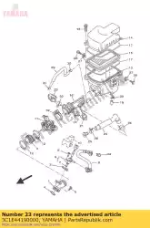 Ici, vous pouvez commander le tuyau auprès de Yamaha , avec le numéro de pièce 3C1E44190000: