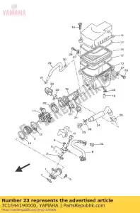 yamaha 3C1E44190000 pipe - Bottom side