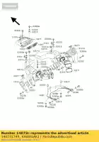 140731749, Kawasaki, kanaal, rechts kawasaki ZX ninja r 1200 12, Nieuw