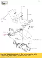 110564009, Kawasaki, soporte, asiento kawasaki vulcan special edition se en s ag bg vn b abs en650 cafe 650 , Nuevo