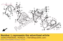 Ici, vous pouvez commander le collier, tube d'évent auprès de Honda , avec le numéro de pièce 16961MW0000: