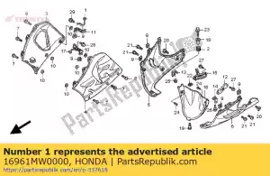Honda 16961MW0000 collier, tube d'évent - La partie au fond