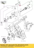 223AA0406, Kawasaki, screw-pan-ws-cros common kawasaki  klx vn vulcan 110 125 1700 2009 2010 2011 2012 2013 2014 2015 2016 2017 2018 2019 2020 2021, Nuovo