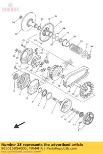 yamaha 90501580A000 spr??yna, ?ciskanie - Dół