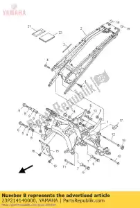 yamaha 23P214140000 bossage, support moteur - La partie au fond