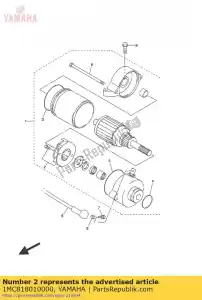 yamaha 1MC818010000 set de borchas - Lado inferior