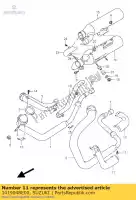 1419048E00, Suzuki, cubierta, exh., l fr suzuki vz marauder  vz800 800 , Nuevo