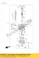 7LG141501100, Yamaha, agulha assy yamaha tt r 90 110 2000 2001 2002 2003 2004 2005 2006 2007 2008 2009 2010, Novo