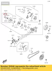 kawasaki 92046Y005 bearing-needle,22x29x18 kvf300 - Bottom side