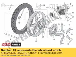 Qui puoi ordinare distanziatore pinza da Piaggio Group , con numero parte AP8225378: