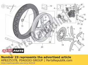 Piaggio Group AP8225378 distanziatore pinza - Il fondo