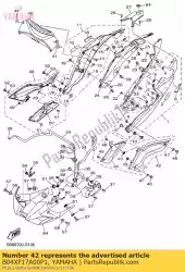 Ici, vous pouvez commander le couvercle, côté 1 auprès de Yamaha , avec le numéro de pièce B04XF17A00P1: