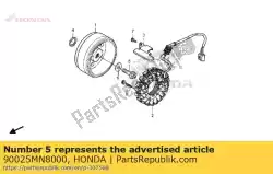Here you can order the bolt, flange, from Honda, with part number 90025MN8000:
