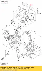 Suzuki 1385040H00 tube,breather - Bottom side