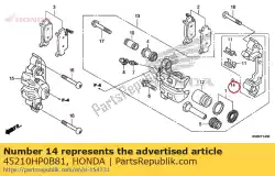 Aqui você pode pedir o comp. De suporte, r. Fr. Em Honda , com o número da peça 45210HP0B81: