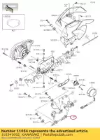 110541692, Kawasaki, bracket,head lamp&meter klx250 kawasaki  klx 250 2009 2010 2011 2012 2013 2014 2015 2016 2017 2018 2019 2020 2021, New