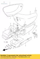 4721010F00YAY, Suzuki, cover,frame,l(y suzuki c vl 1500 2004 2005 2006 2007 2008 2009, New