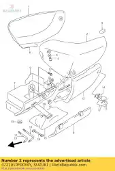 Here you can order the cover,frame,l(y from Suzuki, with part number 4721010F00YAY: