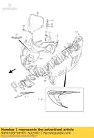 9450308F50YKY, Suzuki, assy kap, kant, suzuki gsxr  u3 u2 gsx f gsx600f 600 , Nieuw