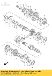 Qui puoi ordinare marcia, 3a guida da Suzuki , con numero parte 2423145C00: