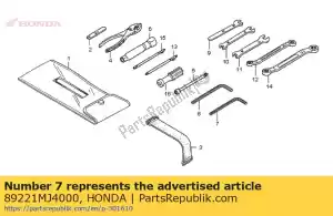 Honda 89221MJ4000 wrench, hex., 5mm - Bottom side