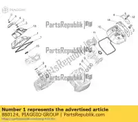 880124, Piaggio Group, prawy nakrycie g?owy moto-guzzi griso griso s e norge sport stelvio zgulps01, zgulpt00, zgulps03 zgulsg01 zgulsu02 zgulze00, zgulzg00, zgulzu01 1200 2007 2008 2009 2011 2014 2015 2016 2017, Nowy