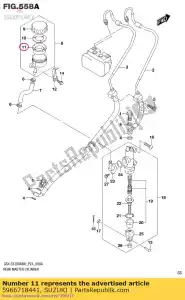 Suzuki 5966718441 diafragma maste - Lado inferior