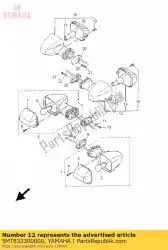 Aqui você pode pedir o luz pisca-pisca traseira conjunto 1 em Yamaha , com o número da peça 5MT833300000: