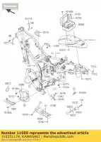 110551174, Kawasaki, bracket,sensor klx250s9f kawasaki klx 250 2009 2010 2011 2012 2013 2014 2015 2016, New