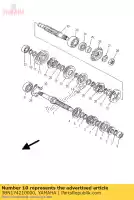 3BN174210000, Yamaha, Axle, drive yamaha dt tdr tzr dtr dte dtre dtx 125, New