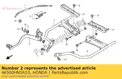 Here you can order the no description available at the moment from Honda, with part number 46500HN5A10: