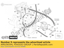 Aprilia AP8106594, Schalthebel, OEM: Aprilia AP8106594