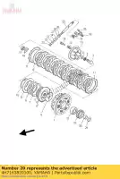 4H7163820100, Yamaha, Axle, push lever yamaha xj 900 1986 1987 1989 1990 1991 1992 1995 1996 1997 1998 2000 2001 2002, New