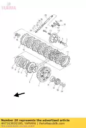 Ici, vous pouvez commander le essieu, levier de poussée auprès de Yamaha , avec le numéro de pièce 4H7163820100: