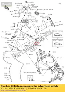 kawasaki 921611494 demper, 12x28x17 er650ecf - Onderkant