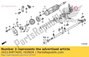 honda 24213HP7A00 fork, rr. gearshift - Bottom side