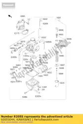 Here you can order the  o  ring from Kawasaki, with part number 92055044: