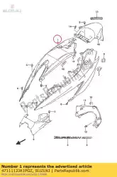 Here you can order the cover,frame,r from Suzuki, with part number 4711112JA1PGZ: