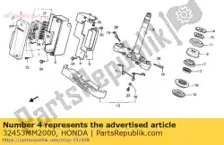 Aqui você pode pedir o ficar, caixa comum em Honda , com o número da peça 32453MM2000: